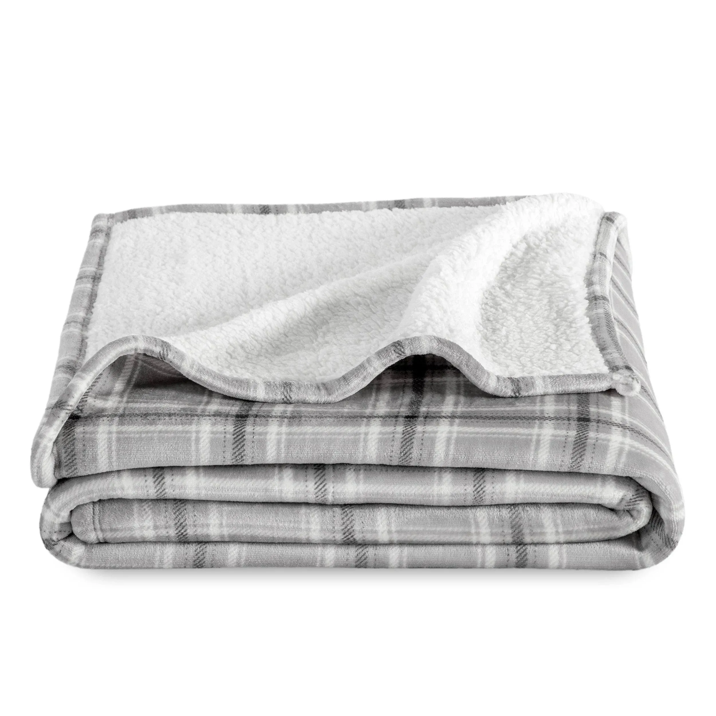 Bare Home Fleece Sherpa Blanket