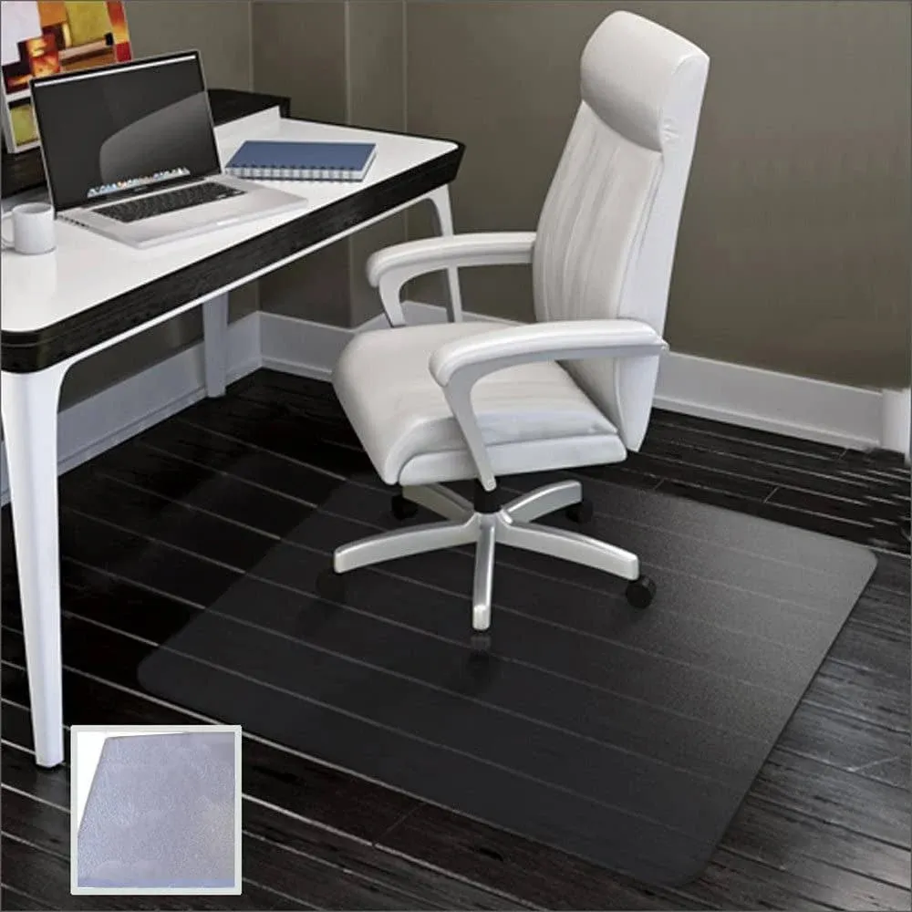 SHAREWIN Large Office Chair Mat for Hard Floors - 59''x47'',Heavy Duty Clear Wood/Tile Floor Protector PVC Transparent by SHAREWIN