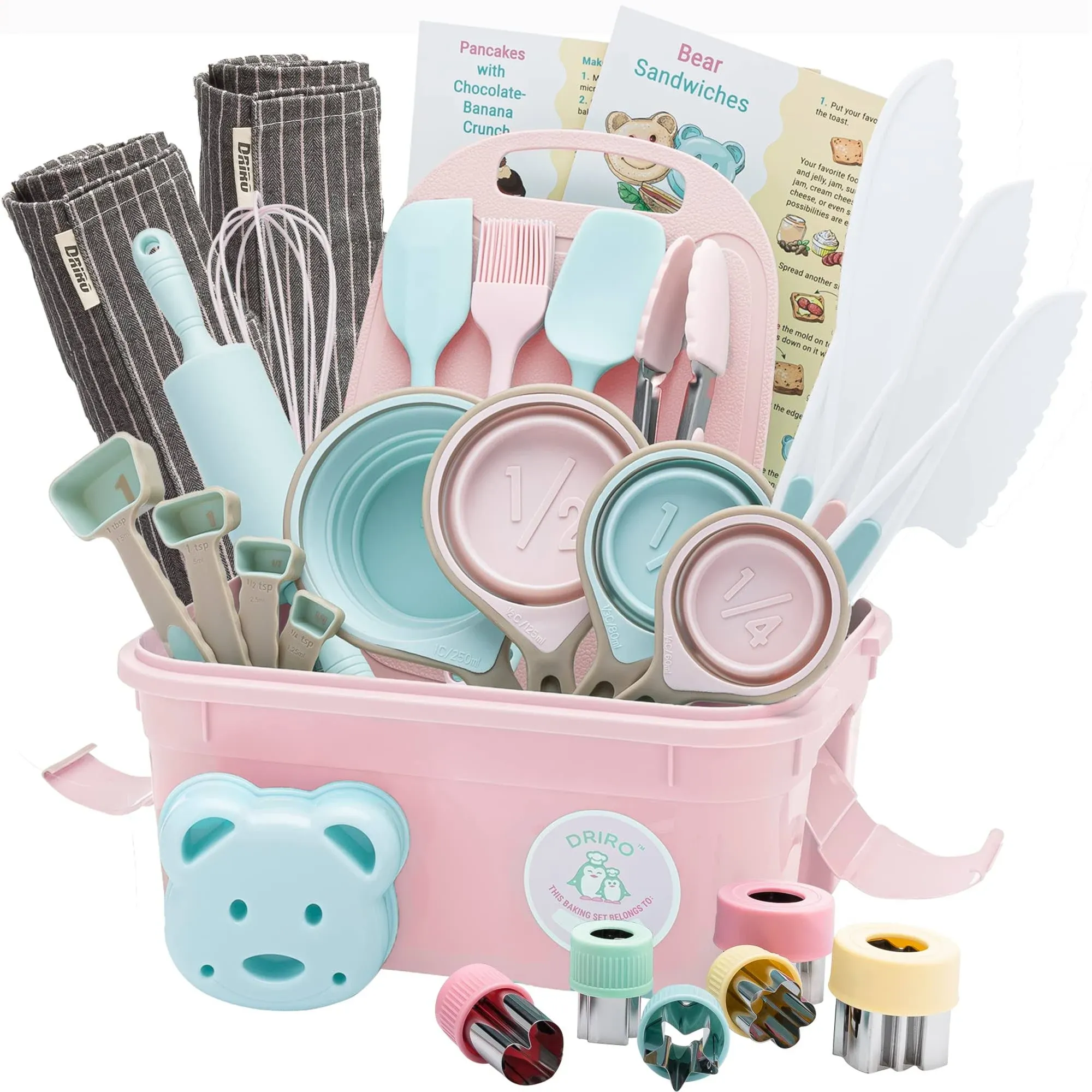 Baking Set for kids Real Cooking Set for kids girl and Boy Adult and Kid Aprons  | eBay