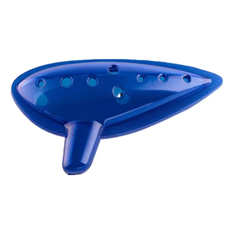 Blue plastic ocarina