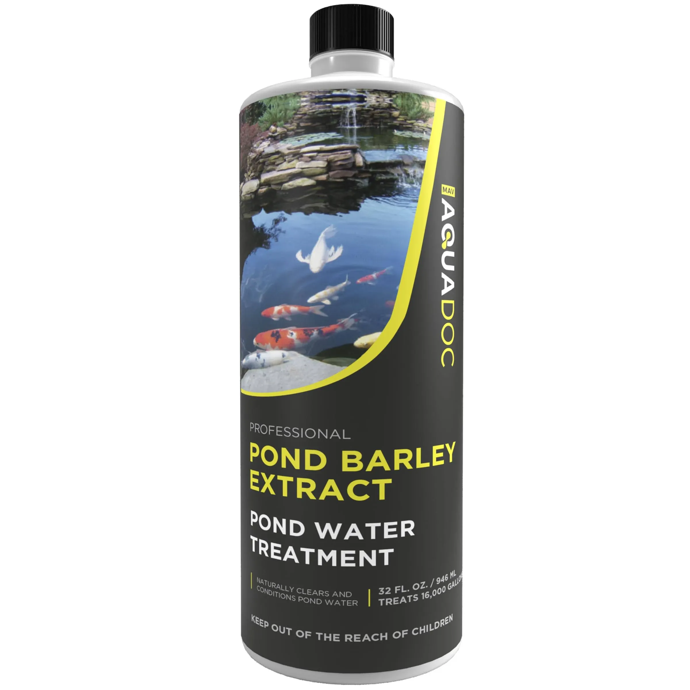 Pond Barley Extract - Get Crystal Clear, Fish-Friendly Water with Pond Barley Straw Extract - AquaDoc Pond Supplies