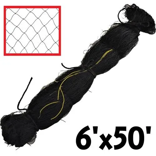 RITE FARM PRODUCTS 6x50 POULTRY BIRD AVIARY NETTING GAME PEN NET GARDEN CHICKEN