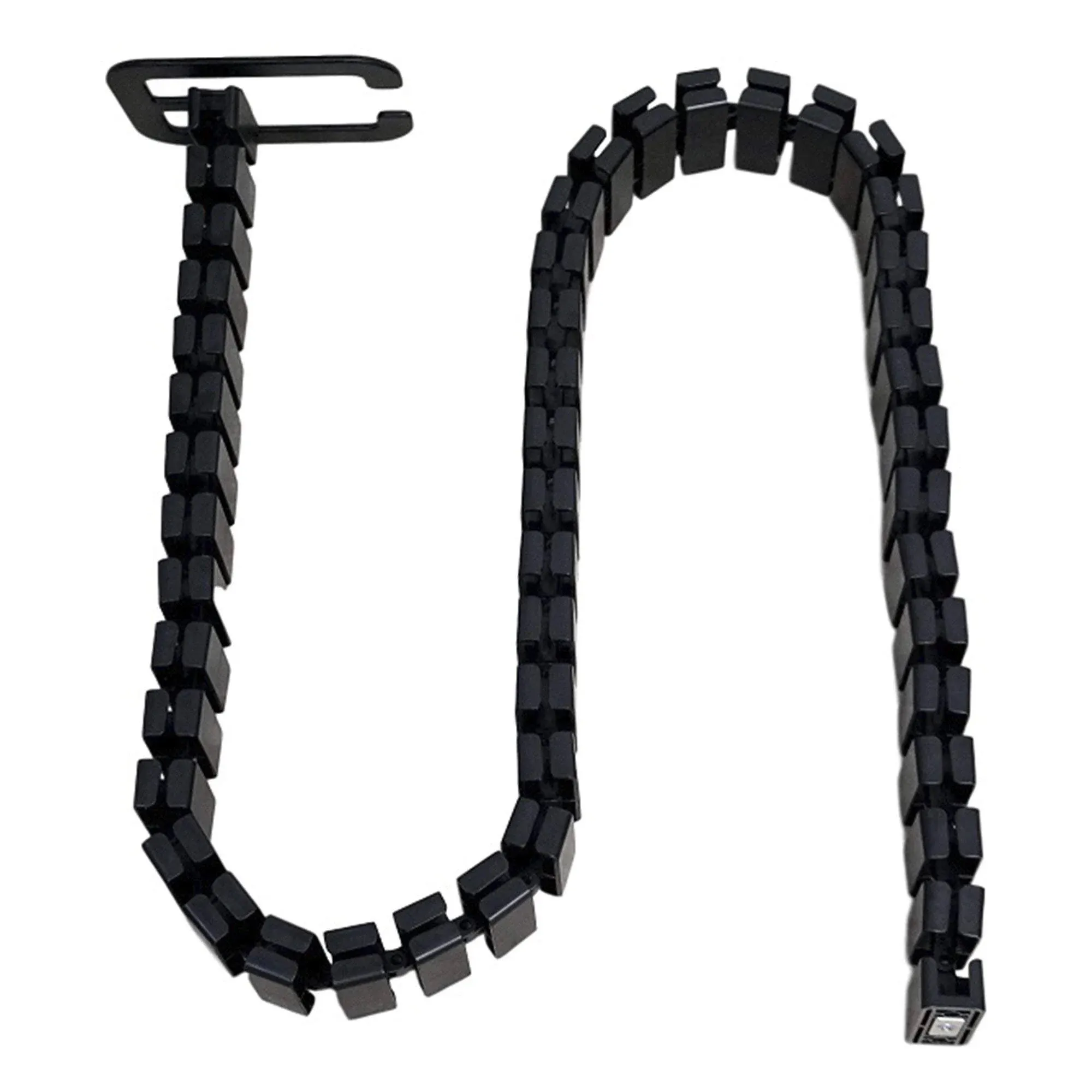 Progressive Desk Magnetic Adjustable Cable Management Snake - Black