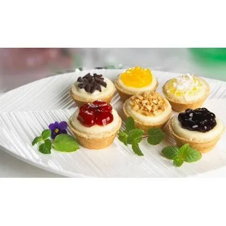 Cuisine Innovations Mini Assorted Cheesecake 30-Count - 2/Case