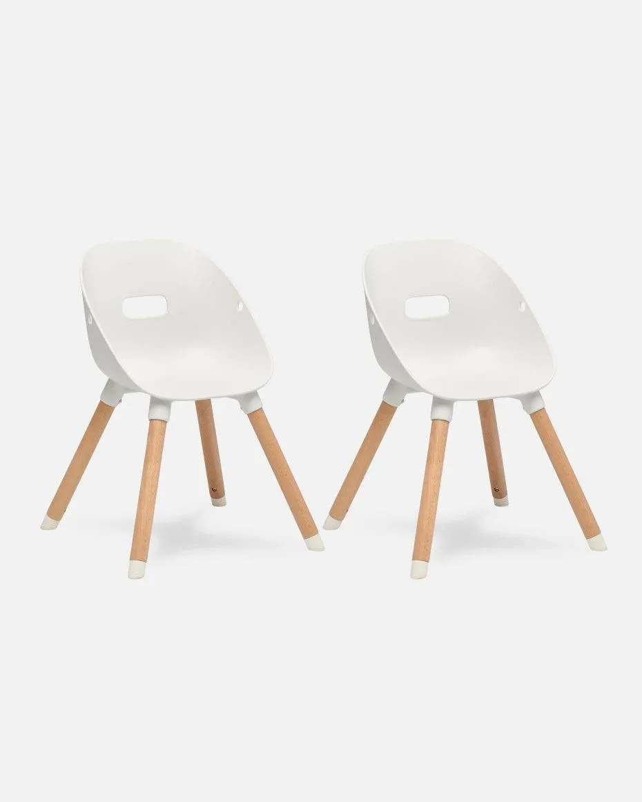  The Play Chair, Wooden and Non-Toxic Plastic Kids and Toddler Chair - Coconut