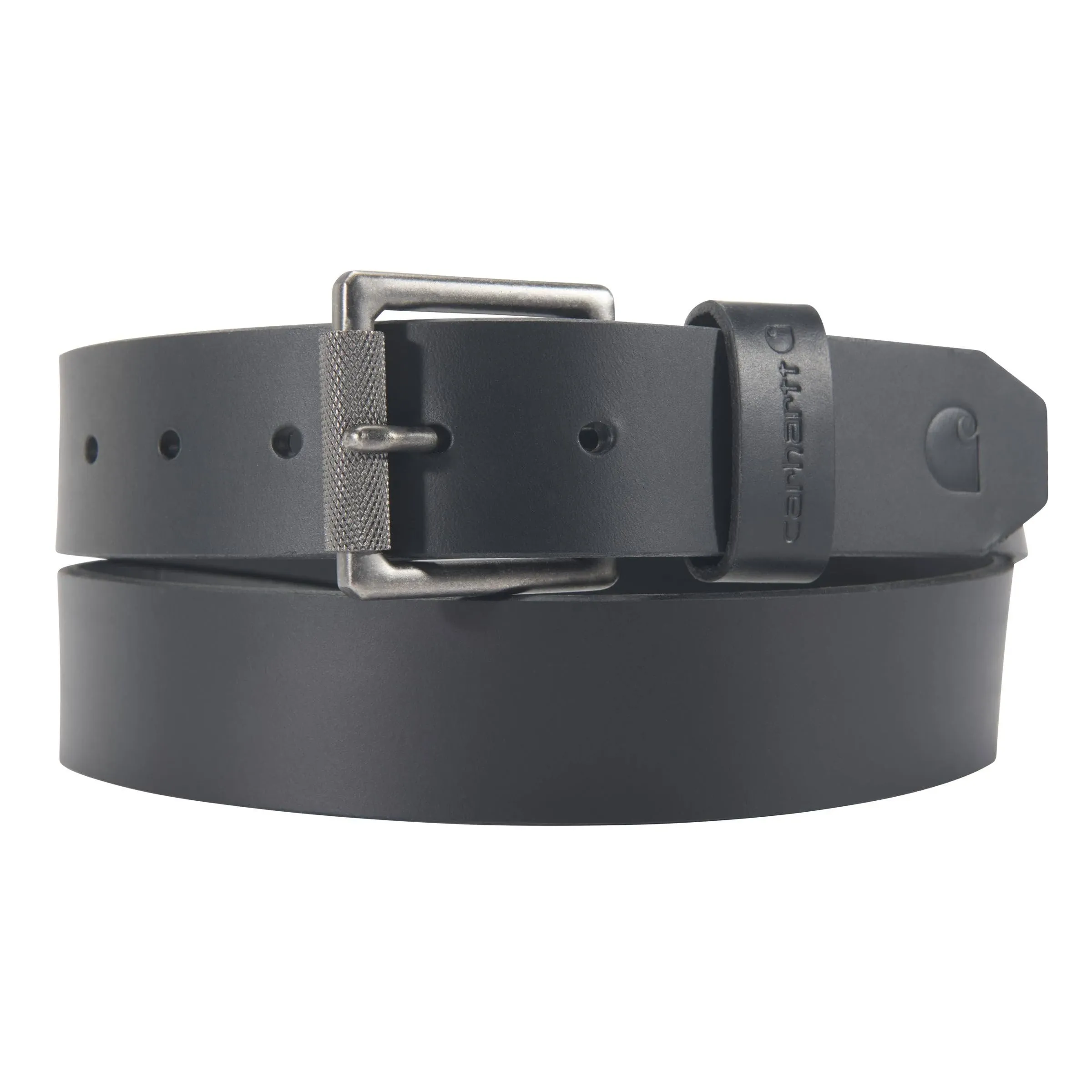 Roller Buckle Belt, Black, 58" L, 1-1/2" W