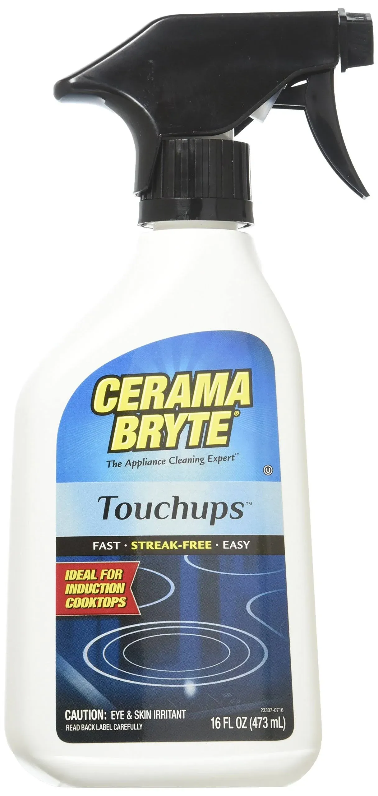 Cerama Bryte (2 Pack) Touchups Ceramic Cooktop Cleaner Trigger Spray, 16 oz. Each