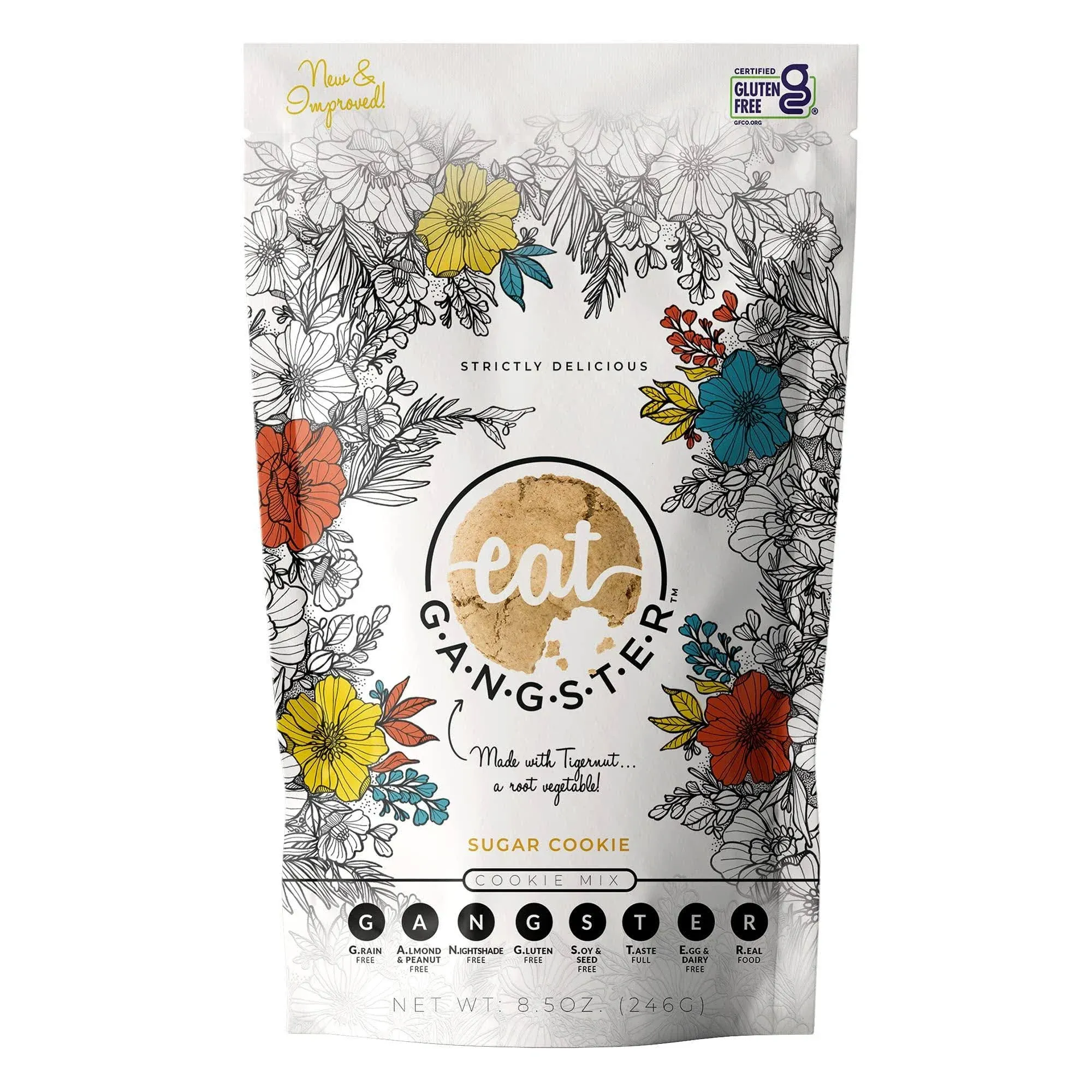 eat G.A.N.G.S.T.E.R. Sugar Cookie Mix | Gluten-Free, Grain-Free, Allergy-Friendly. Easy to Make, Great for those with Food Sensitivities, on Elimination Diets or the AIP and Paleo Diets.