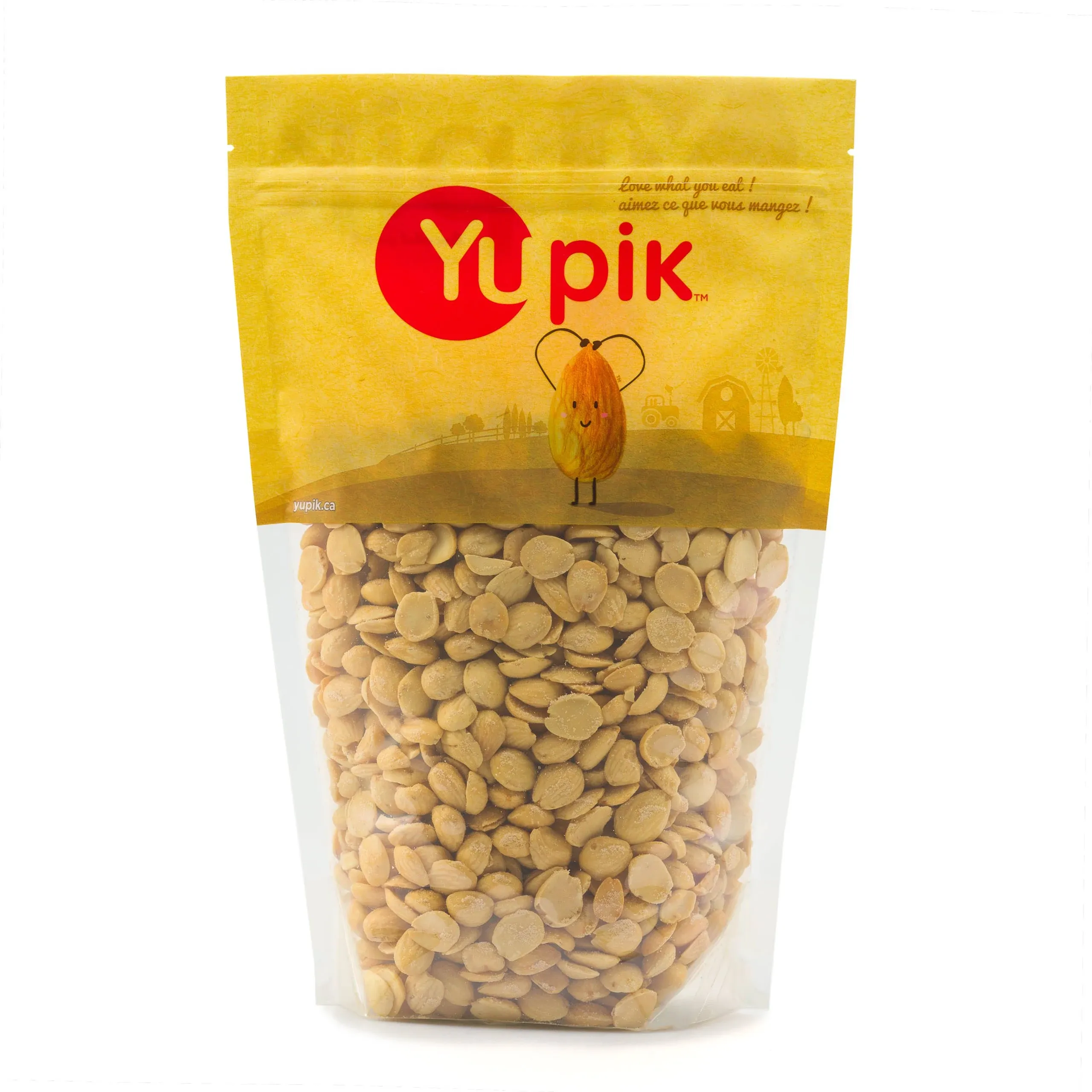 Yupik Blanched Marcona Almonds, 2.2 lb, Gluten-Free, Vegan, Kosher, Oil-Free, Raw Nuts, Unsalted, Skinless, Oil-Free, Source of Fiber, Healthy Snack