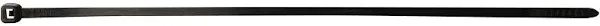 CABLE TIE BLACK 8 INCH 40 POUND, PK 1000