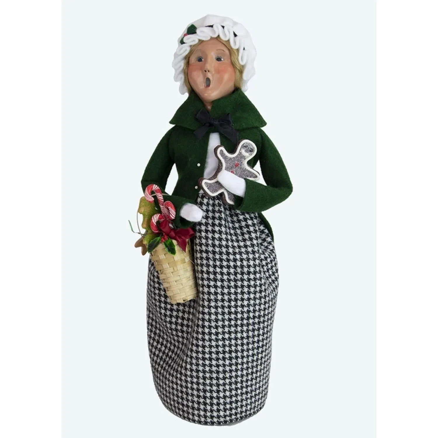 Christmas Market Christmas Sweets Woman With Gingerbread - No Box by Byers&#039; Choice Ltd