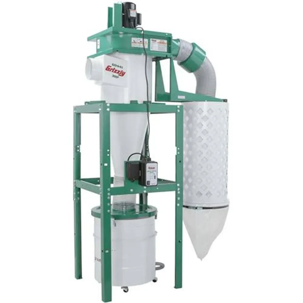 Grizzly Industrial G0441 3 HP Cyclone Dust Collector