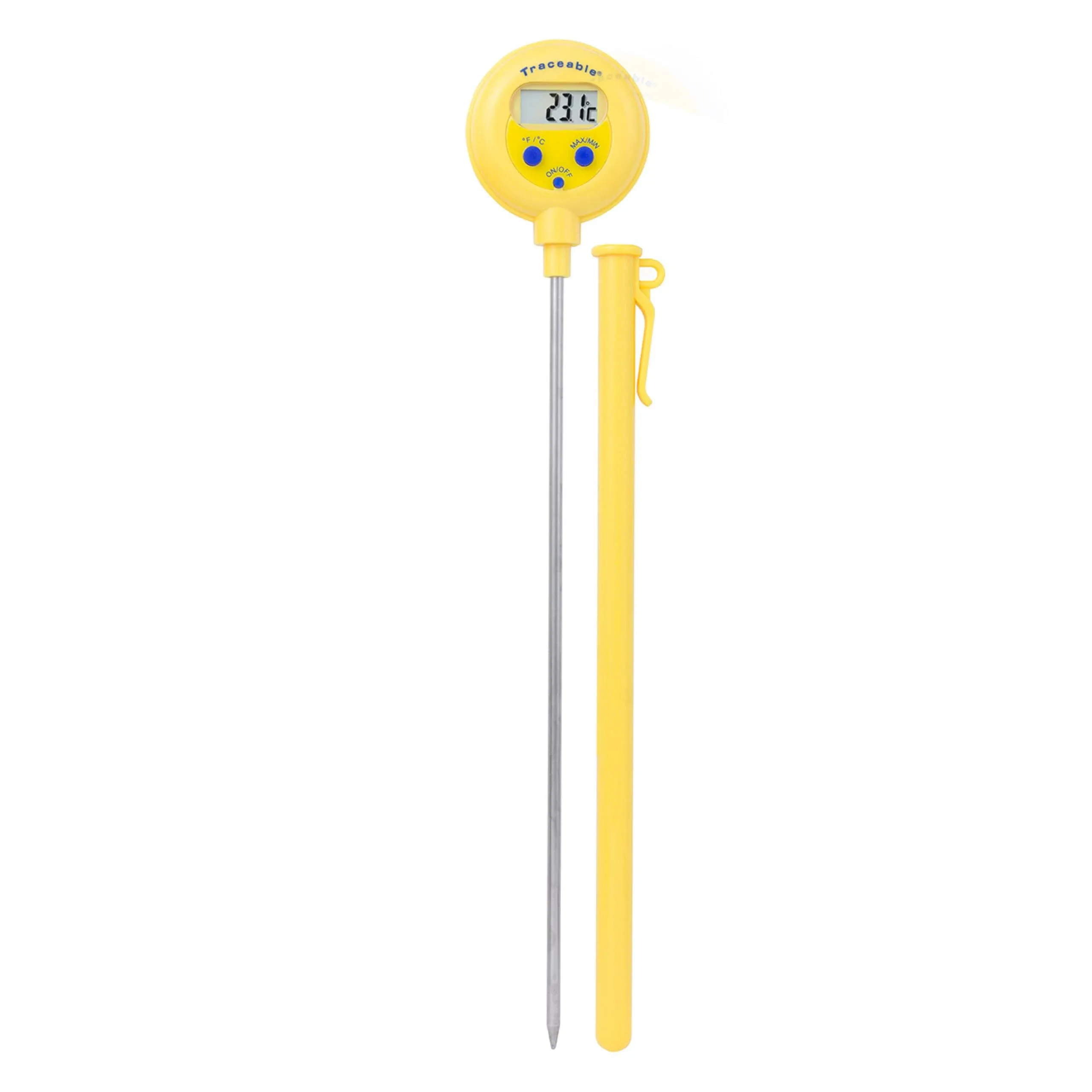 Traceable Lollipop Calibrated Water-Resistant Thermometer, ±1.0°C Accuracy (-20 to 100°C)