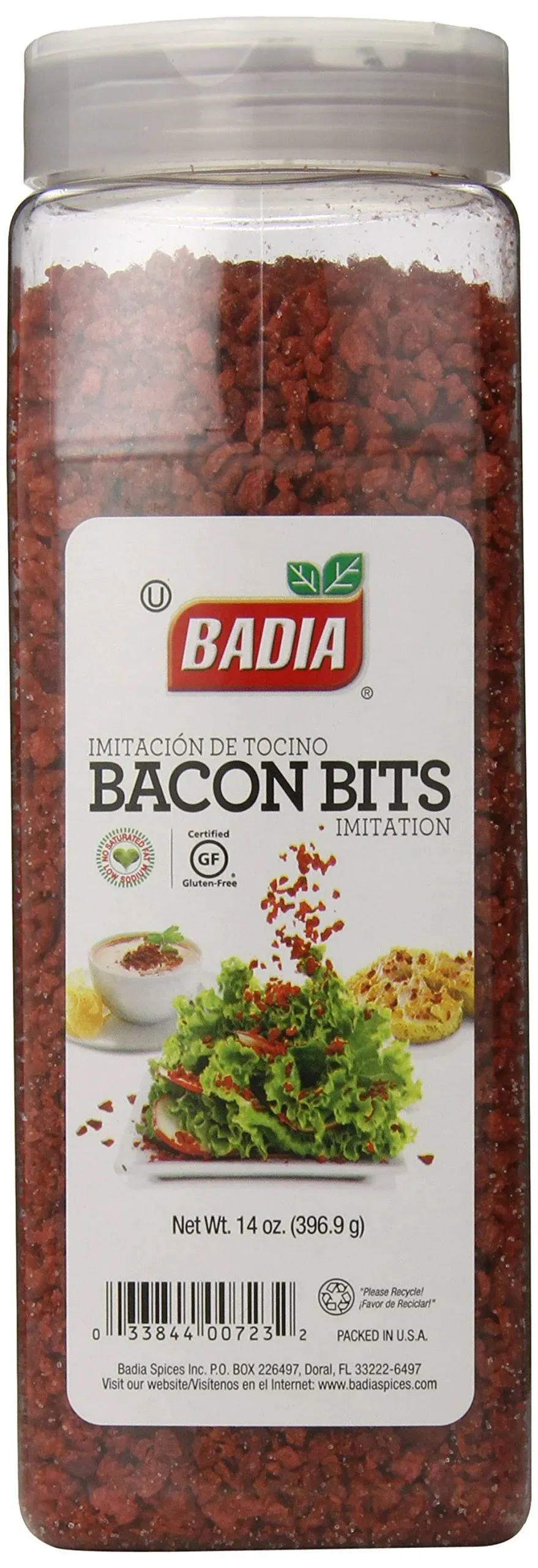 Badia Bacon, Bits, Imitation - 14 oz