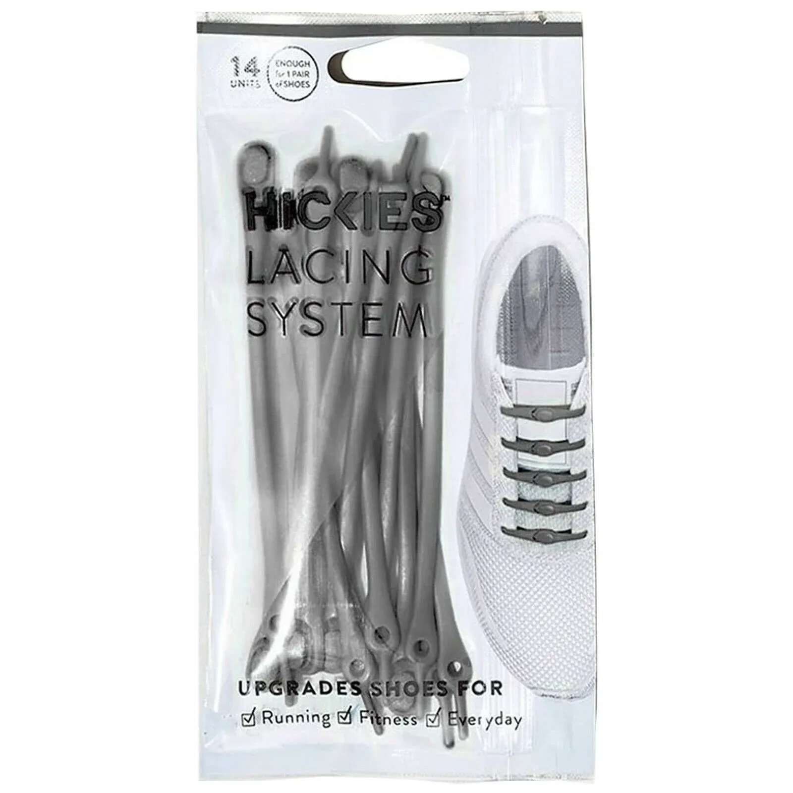 Hickies Tie-Free Laces - Charcoal