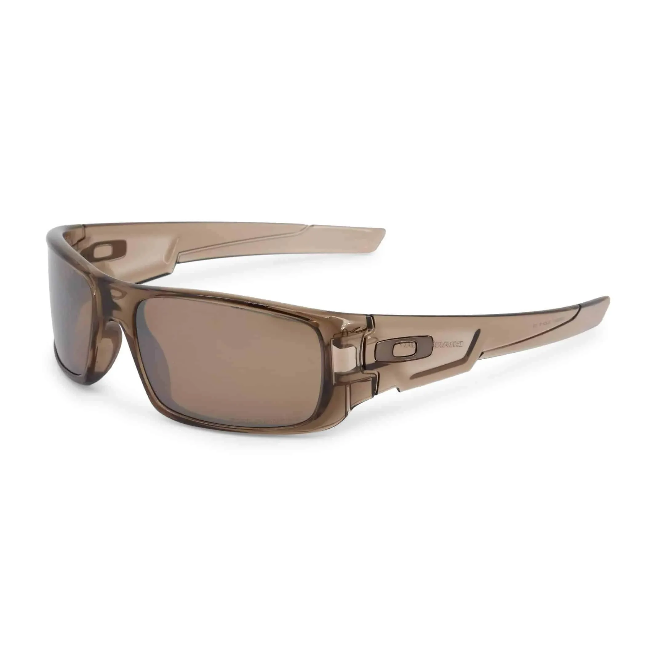 Oakley Crankshaft Brown Smoke Tungsten Iridium Polarized Sunglasses