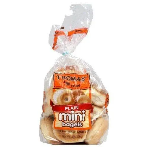 Thomas Mini Plain Bagels