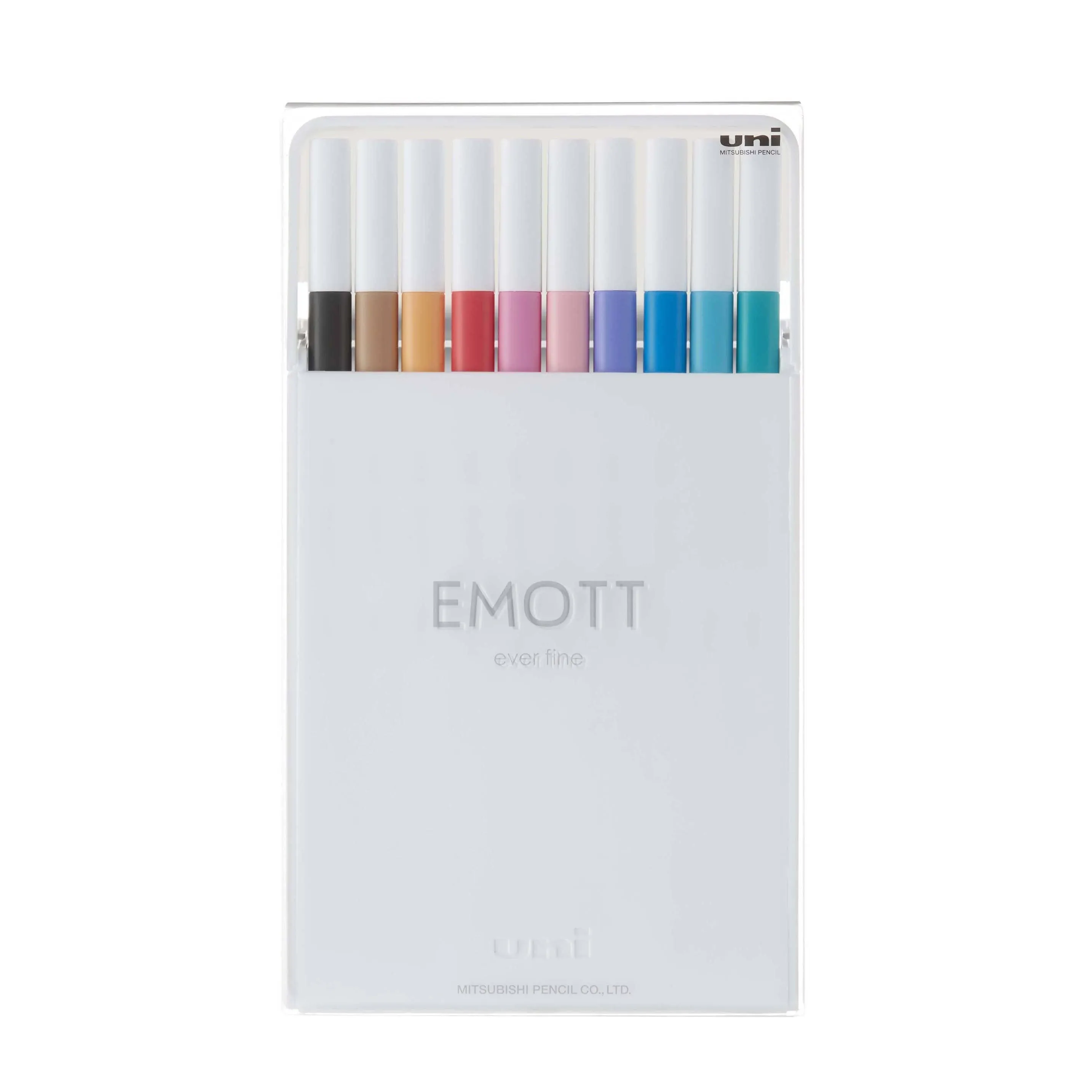 Mitsubishi Pencil Water-based pen EMOTT Emot 10 colors No.2 PEMSY10C.NO2