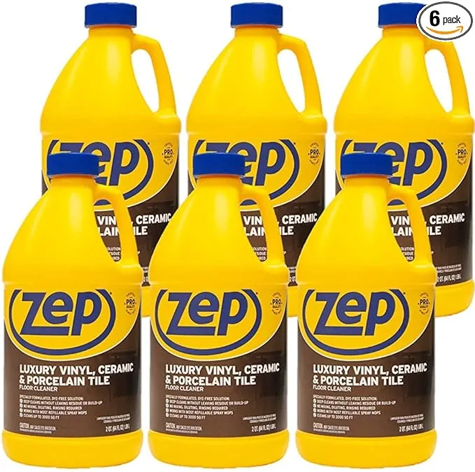 Zep Luxury Vinyl, Ceramic and Porcelain Tile Cleaner 64 oz Floor Cleaner 