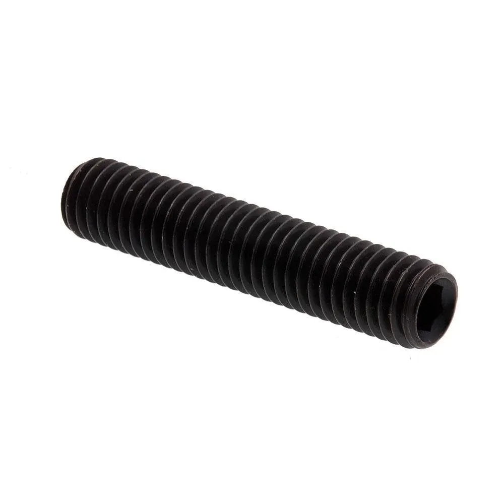 Socket Set Screw, Metric M8-1.25 X 40MM Black Oxide Coated Steel 10PK