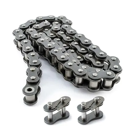 PGN #50 Heavy Duty Roller Chain - 10 Feet + 2 Free Connecting Links - #50H