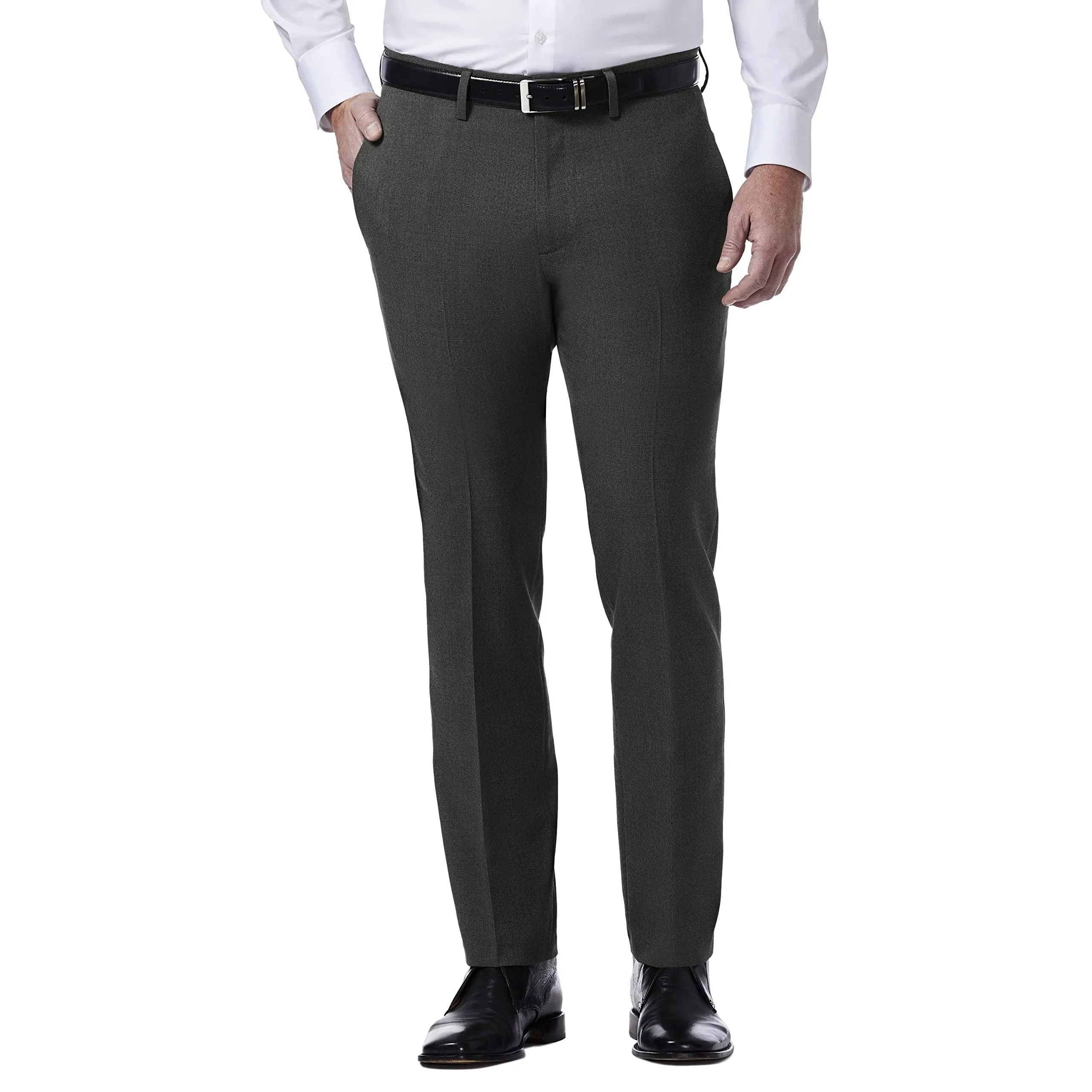 Kenneth Cole REACTION Men's Stretch Weave Slim Fit Dress Pant