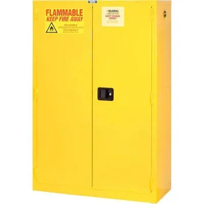 Jamco Products, Inc. Global Industrial Flammable Cabinet, Manual Close Double ...