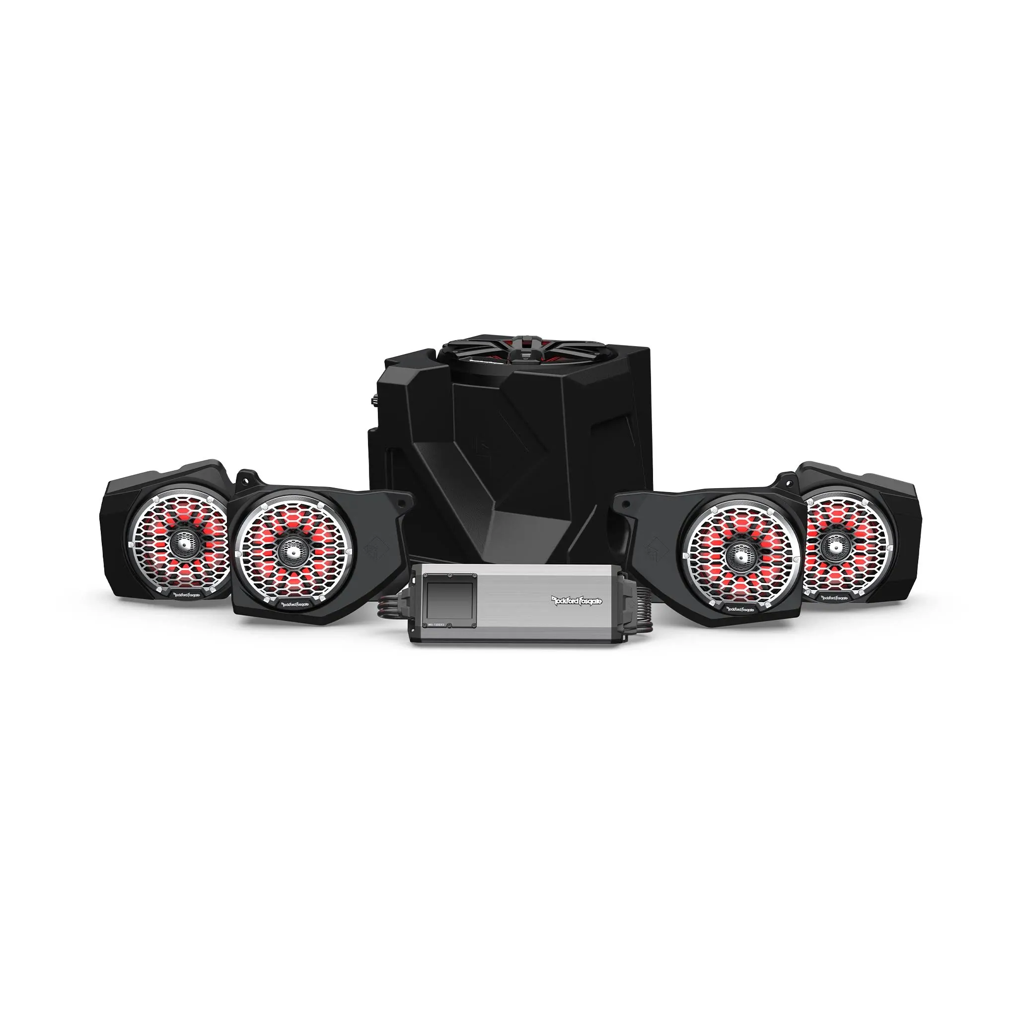 Rockford Fosgate RNGR18RC-STG6 - Polaris Ranger Stage-6 Audio System for Ride Command (Gen-2)