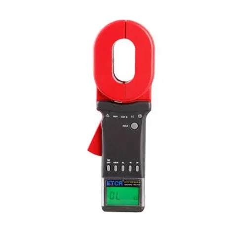 ETCR 0.01-200 Ohm Ground Tester Clamp Ground Resistance Tester ETCR2000A+