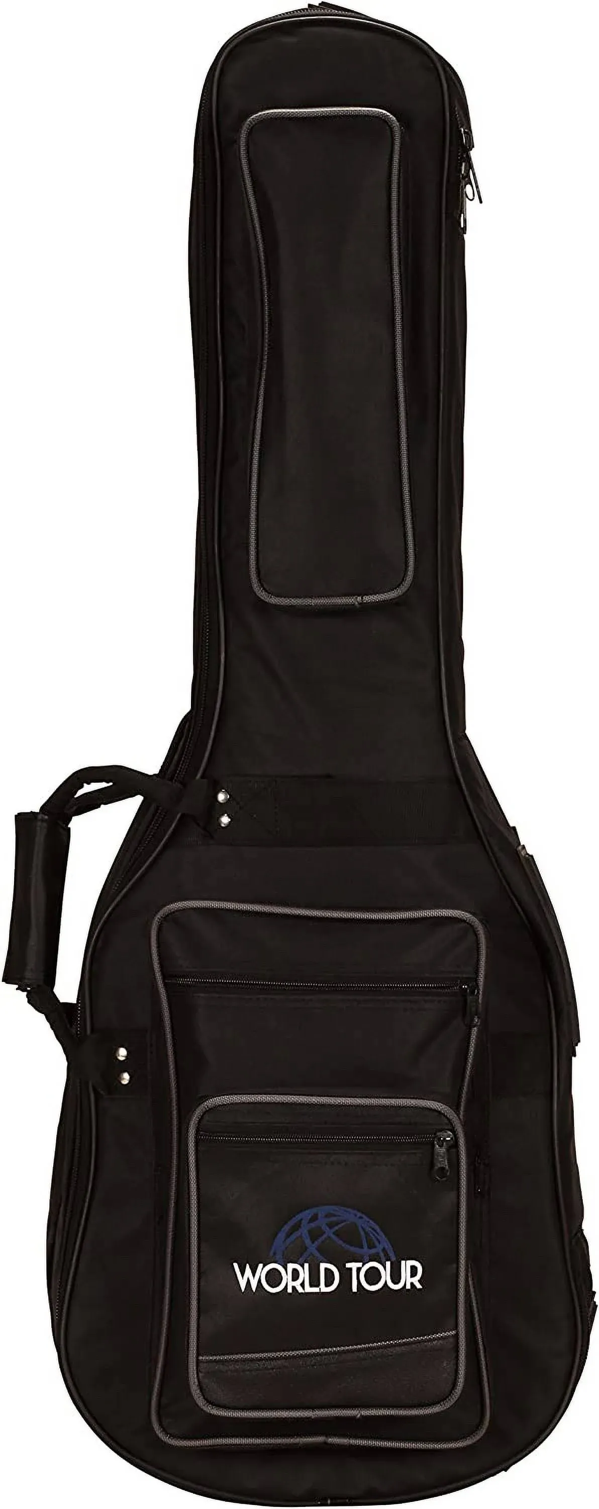 World Tour EDX22N Deluxe Pro Double Electric Guitar Gig Bag