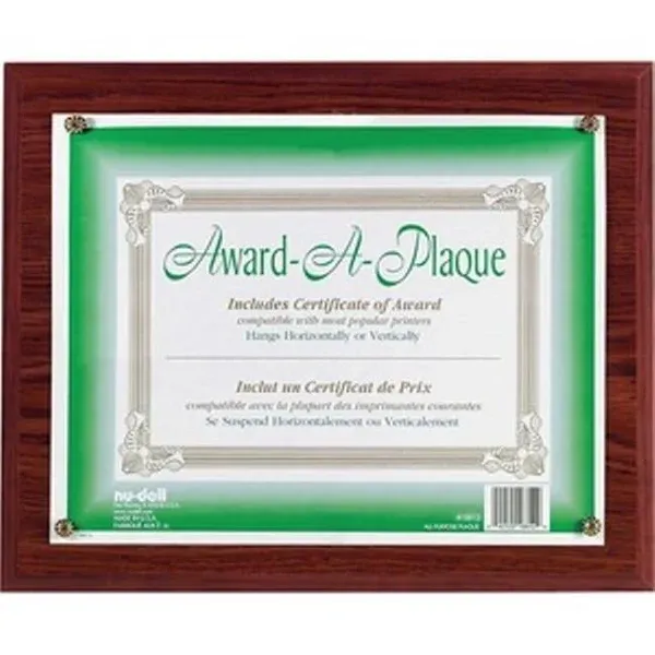 NuDell Economical Wood Certificate Frame, Mahogany  (18813M) | Staples