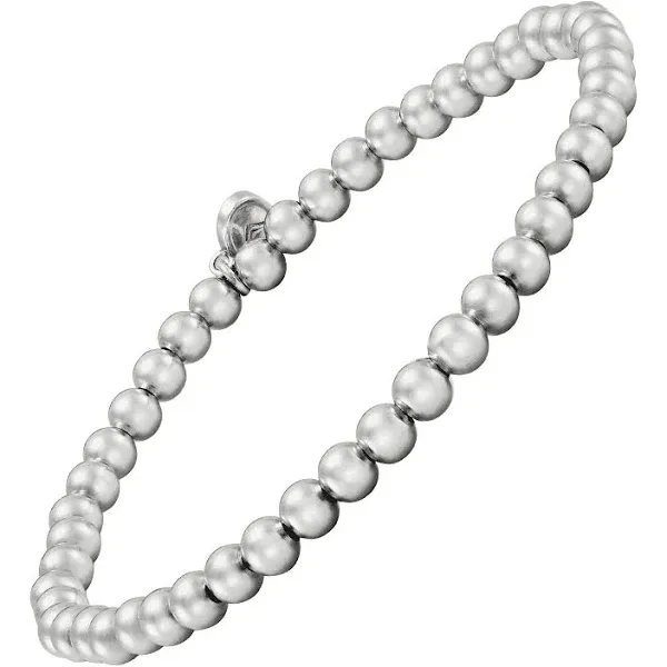 Silpada &#39;Beaded Circle&#39; Bracelet in Sterling Silver, 6.25&quot;