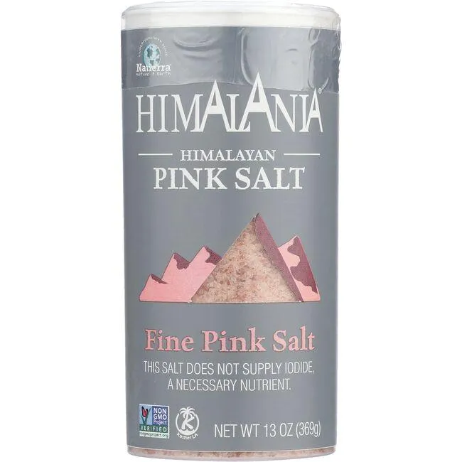 Natierra Himalania Himalayan Shaker, Fine Pink Salt, 13 OunceNatierra Himalania Himalayan Shaker, Fine Pink Salt, 13 Ou…