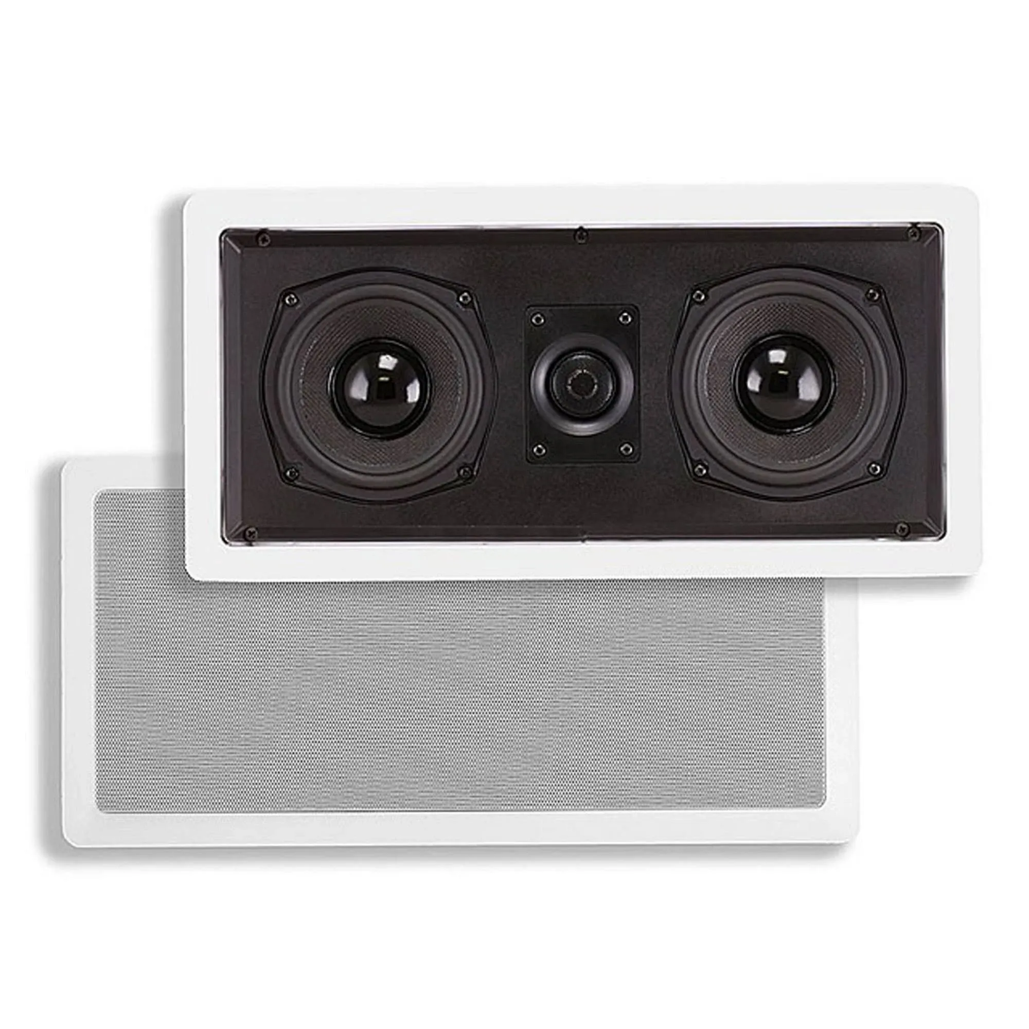 Monoprice Caliber Fiber In-Wall Center Channel Speaker - Dual 5.25 Inch (Single)