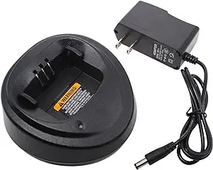 WPLN4137 WPLN4137BR Charger Compatible for Motorola Radio CP200 CP200D PR400 EP450 DEP450 CP040 CP150 CP180 NNTN4497 NNTN4970 NNTN4851 WPLN4138