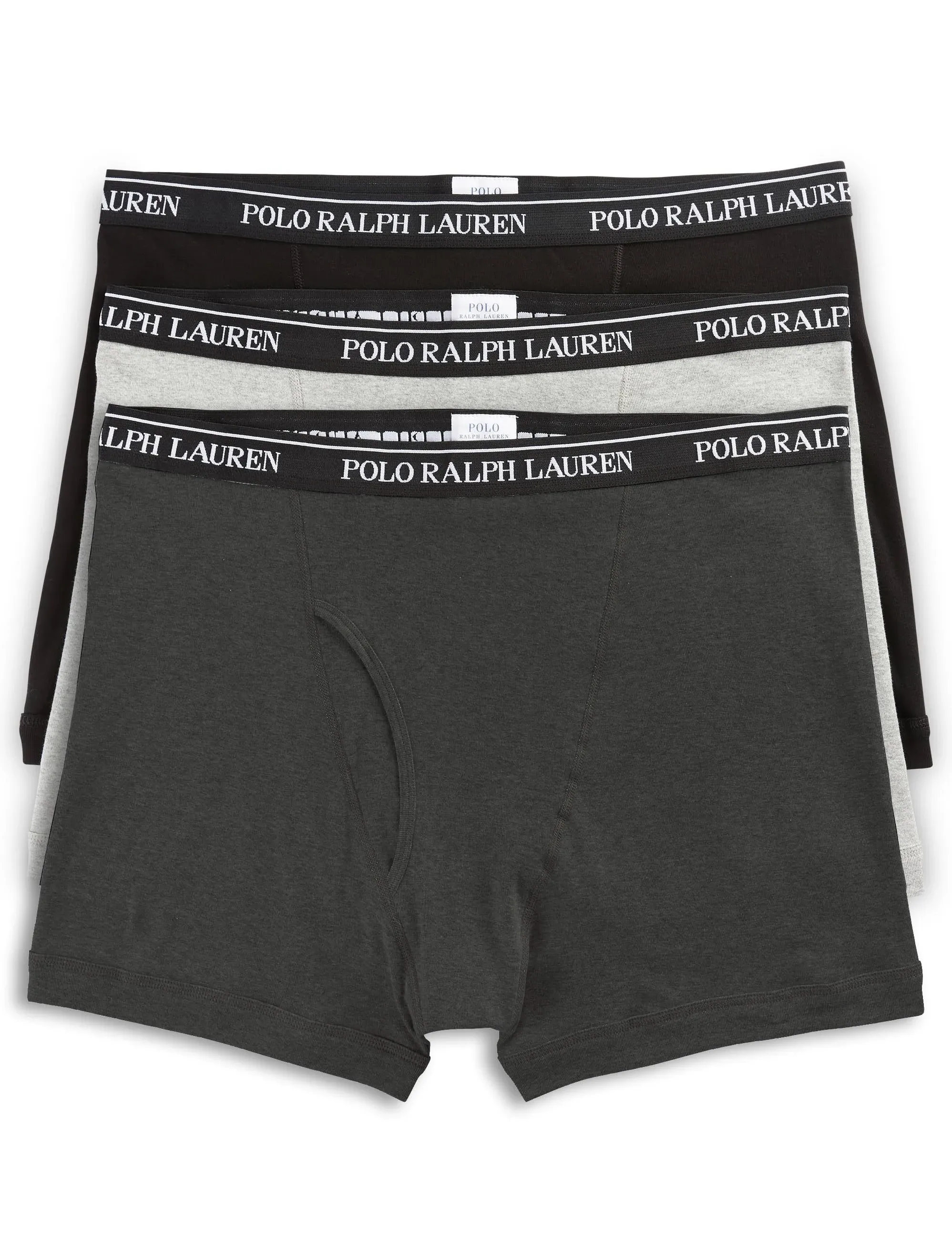 Polo Ralph Lauren Men's Big & Tall Classic Fit Boxer Briefs - 3 Pack, 2X, Cotton