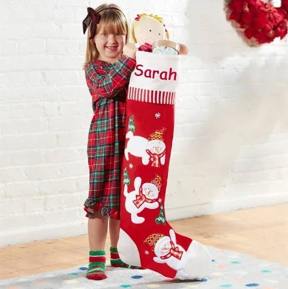 Personalized Dibsies Giant Tumbling Santa Stocking