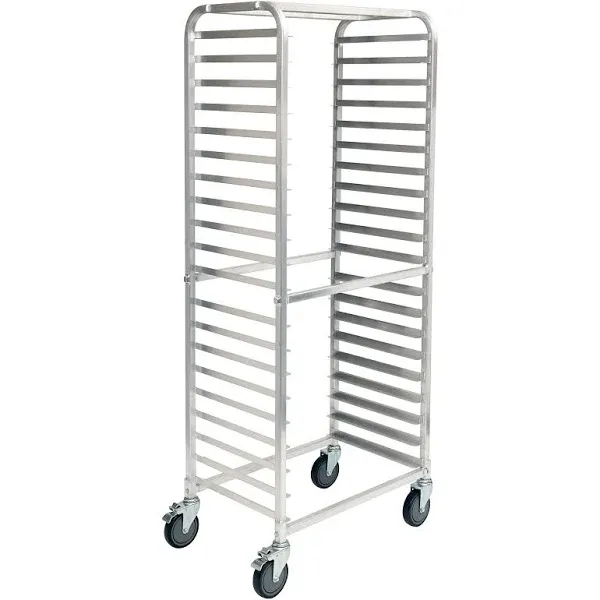 Winco Aluminum Sheet Pan/Bun Rack, 3" Spacing, Side Loading, 20 Tier