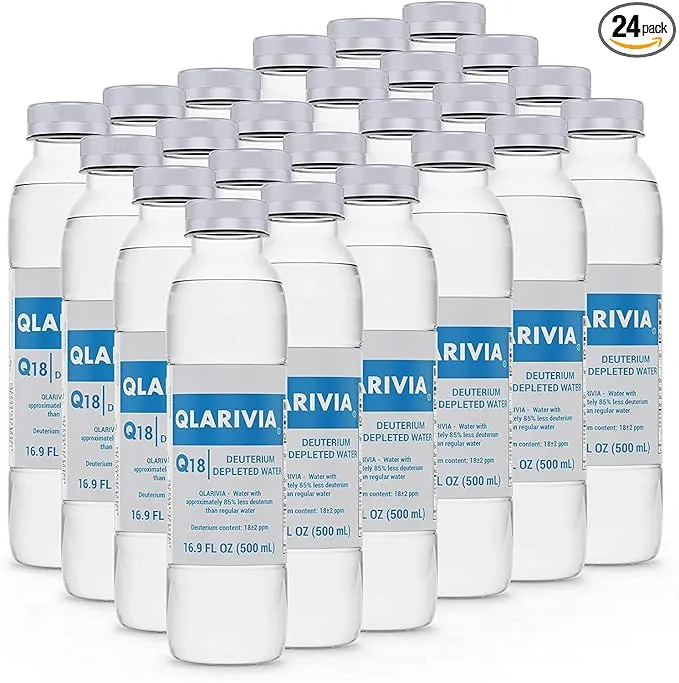 Qlarivia DDW 18 ppm (1 case - 24 bottles of Deuterium Depleted Water)Qlarivia DDW 18 ppm (1 case - 24 bottles of Deuterium Dep…