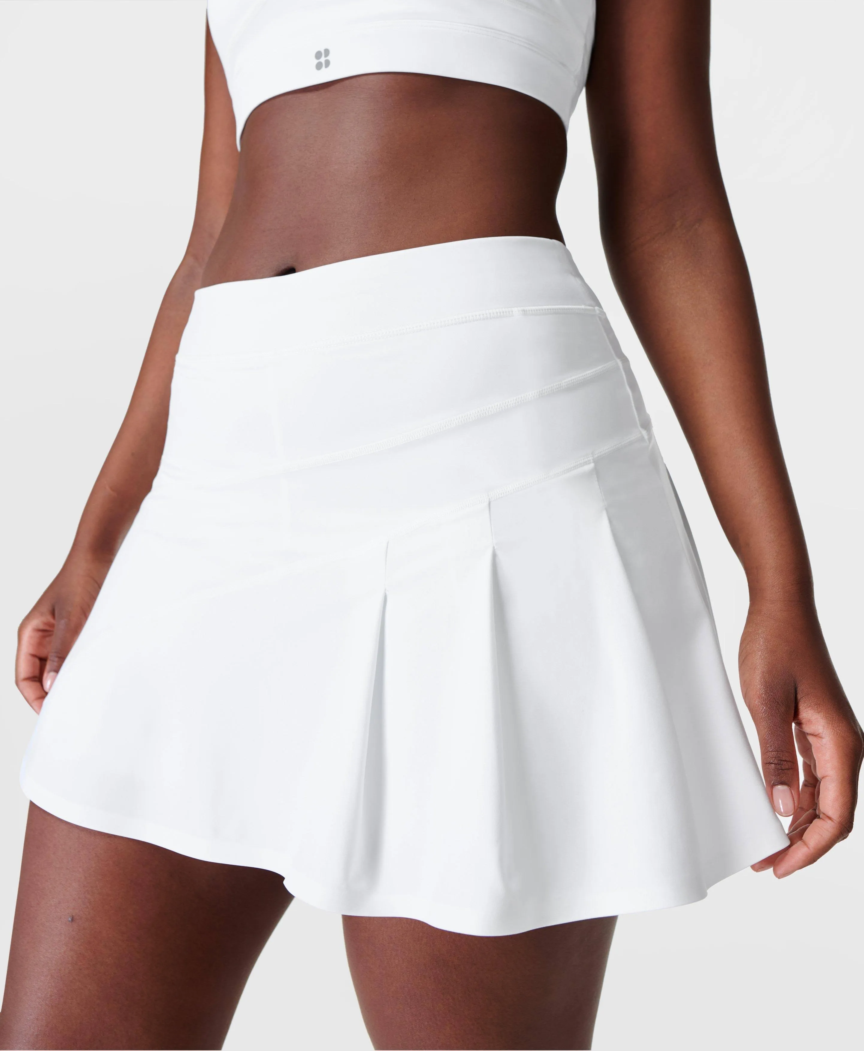 Sweaty Betty Grand Slam Tennis Skort, White, Women's, XS, Skirts