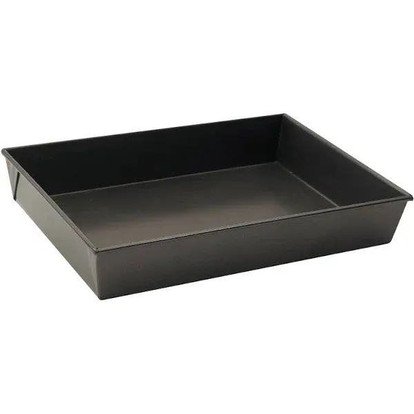 Winco HRCP-1812 Aluminized Steel 12" x 18" x 3" Rectangular Non-Stick Cake Pan