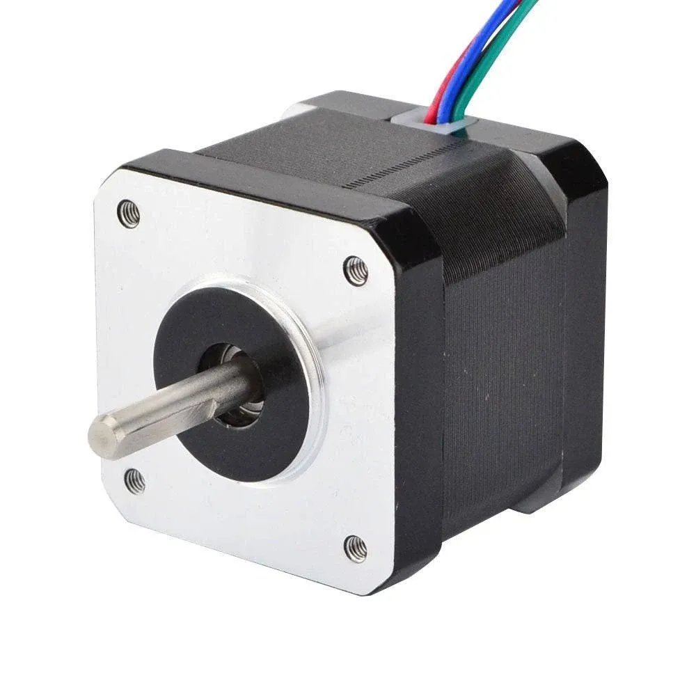 STEPPERONLINE 0.9deg NEMA 17 Stepper Motor Bipolar 0.9A 36Ncm/50oz.in 42x42x39mm ...