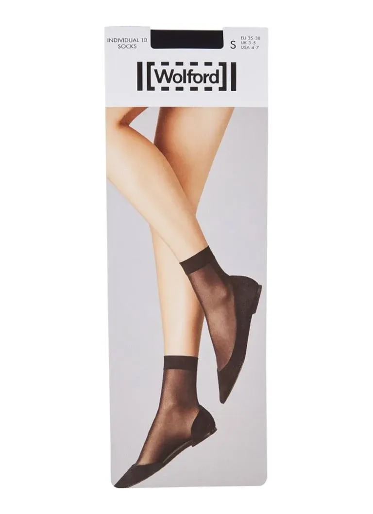 Wolford : Individual 10 Socks Black