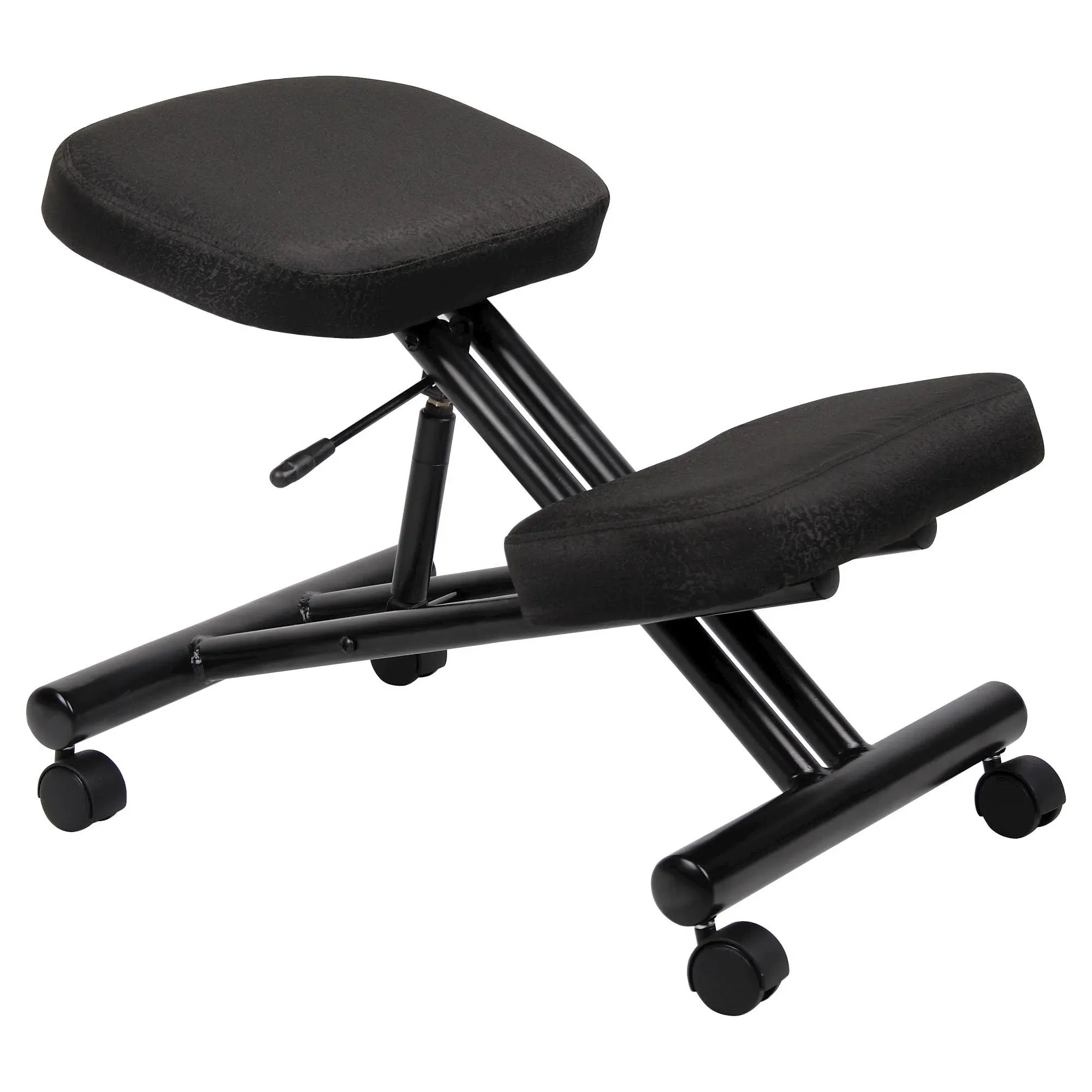 Boss Office B248 Black Linen Ergonomic Kneeling Stool