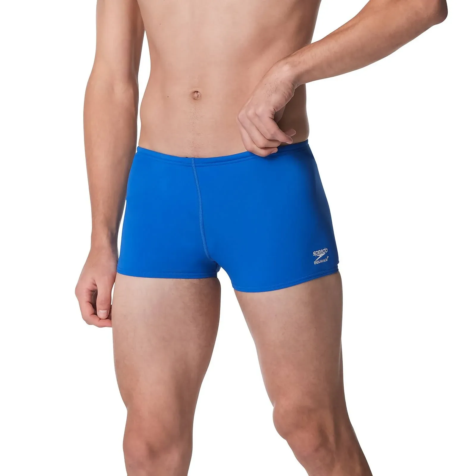 Speedo Men's Swimsuit Square Leg Endurance+ Solid