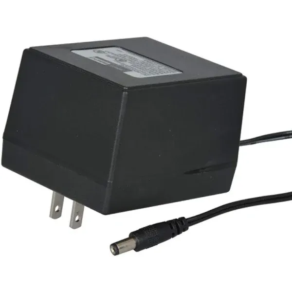 AC to AC Wall Adapter Transformer 24 Volt @ 1500mA Black Straight 2.1mm Female Plug