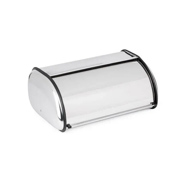 Large Countertop Stainless Steel Bread Box/Bin with Roll Up Lid