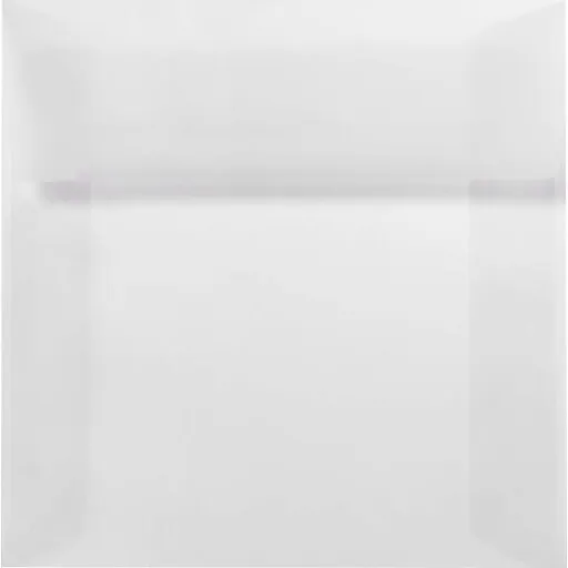 LUXPaper Square Invitation Envelopes | Peel & Press | 5" x 5" | Bright White | 70lb. Text | 50 Qty