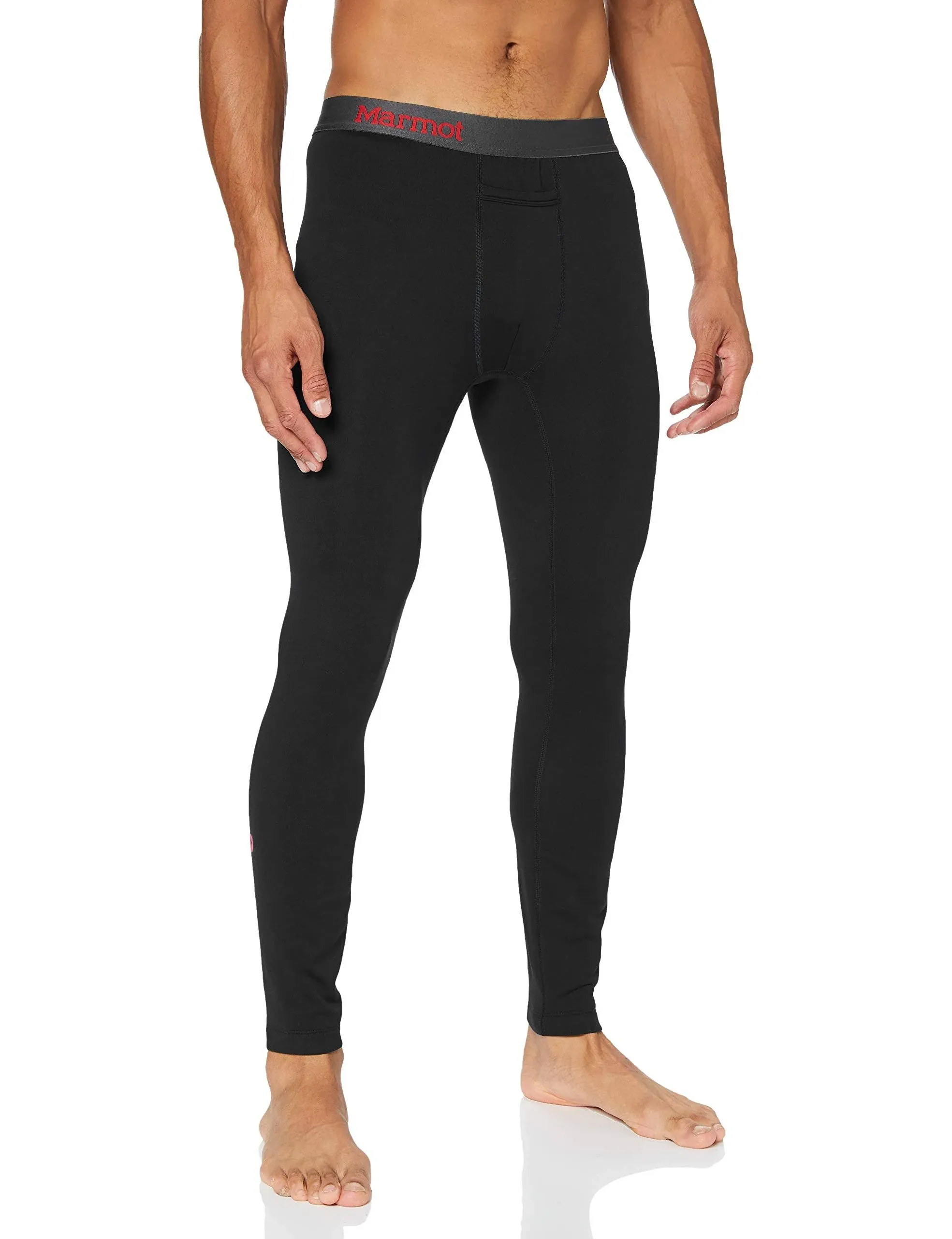 Marmot Mens Polartec Baselayer Moisture-Wicki<wbr/>ng Tights Black, XX-Large