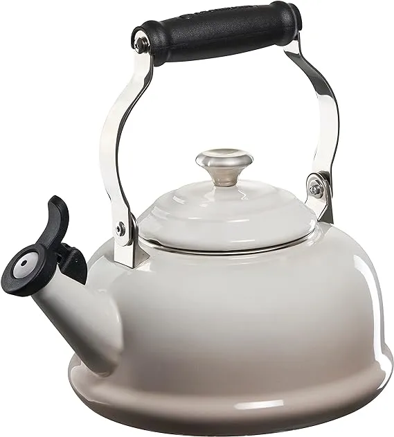 Le Creuset 1.7 Quart Enamel On Steel Whistling Tea Kettle - Meringue